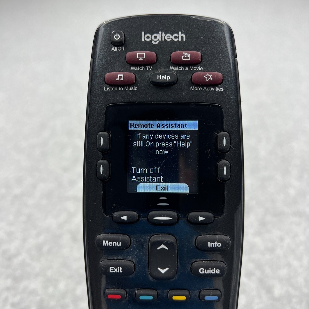 Logitech Harmony 700 Programmable Universal‎ Remote Color Screen Tested Working